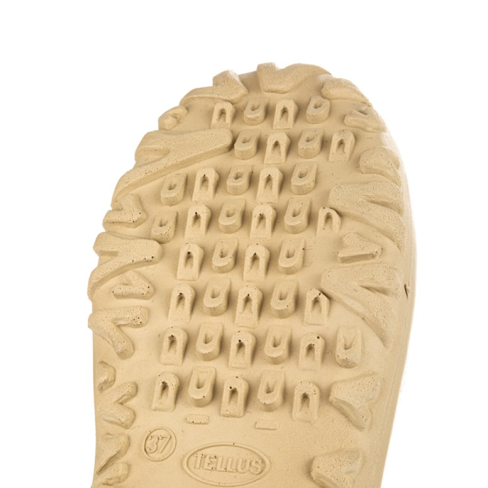 Валенки женские с узором из натурального войлока на молнии цвет бежевый