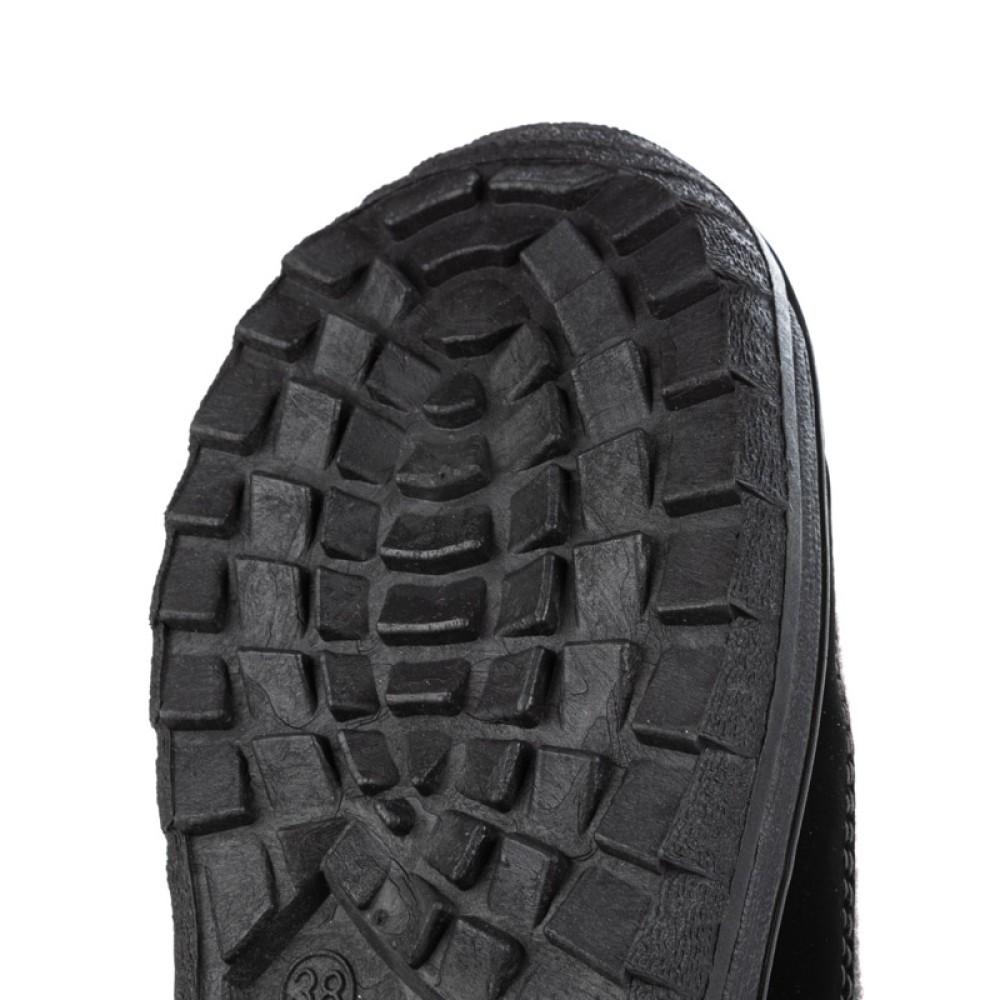 Валенки женские из текстиля с искусственным мехом на молнии цвет бордовый