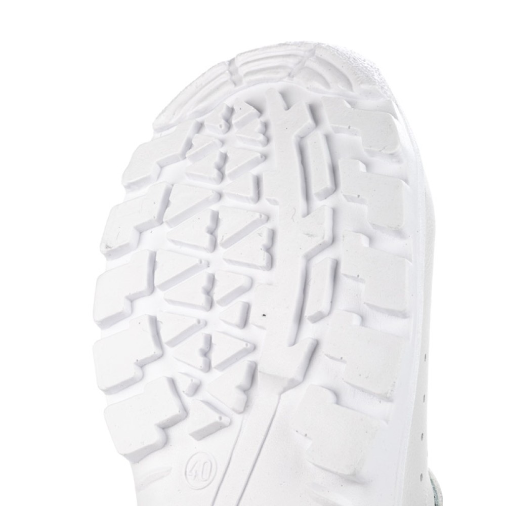 Полуботинки из иск. кожи типа Сабо с термопластичным подноском цвет белый