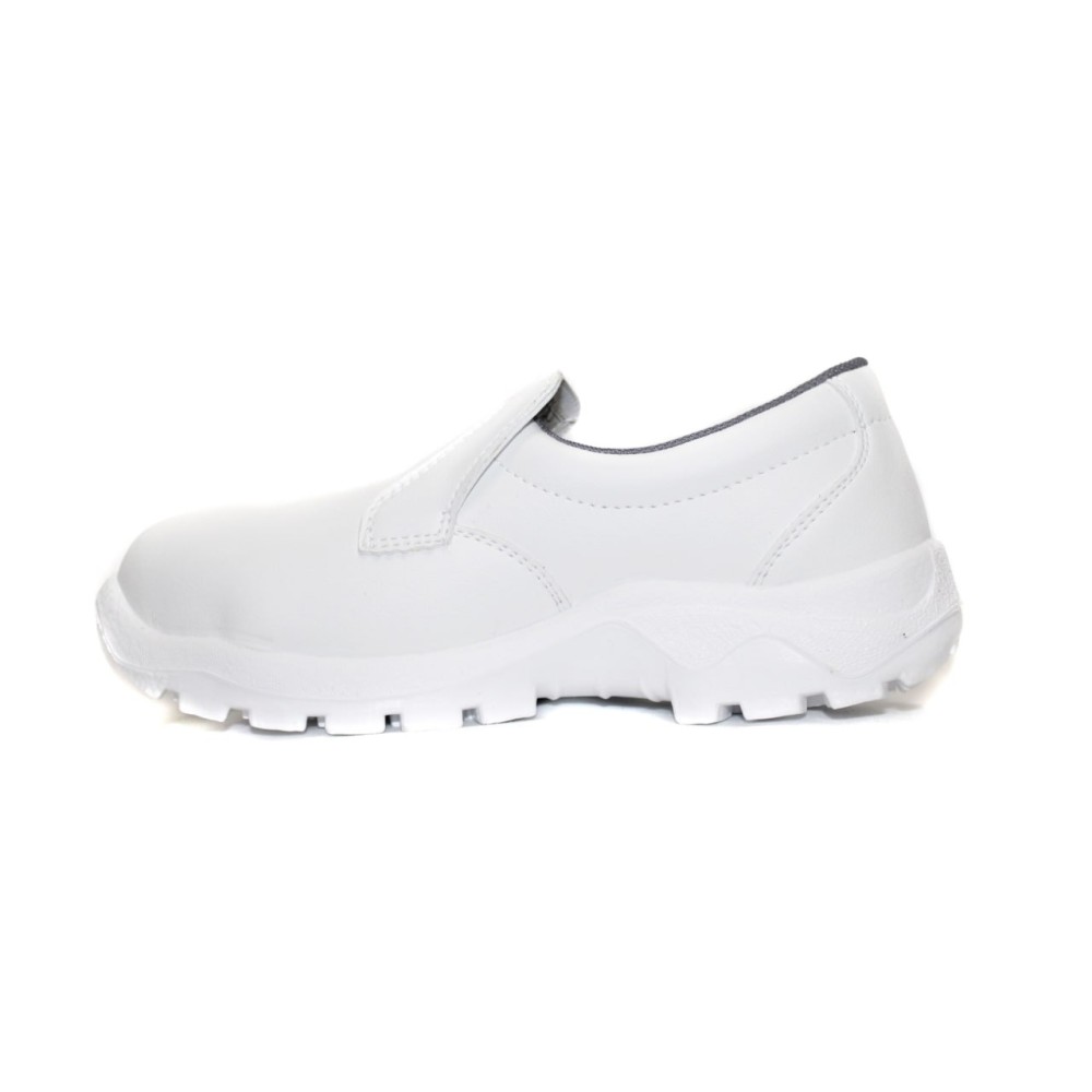 Полуботинки рабочие из нат. кожи с термопластичным подноском цвет белый