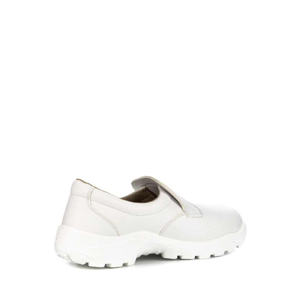 Полуботинки рабочие из иск. кожи с защитным термопластичным подноском цвет белый