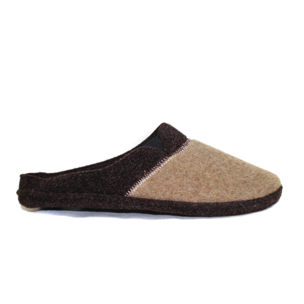 Тапки мужские войлочные цвет бежевый