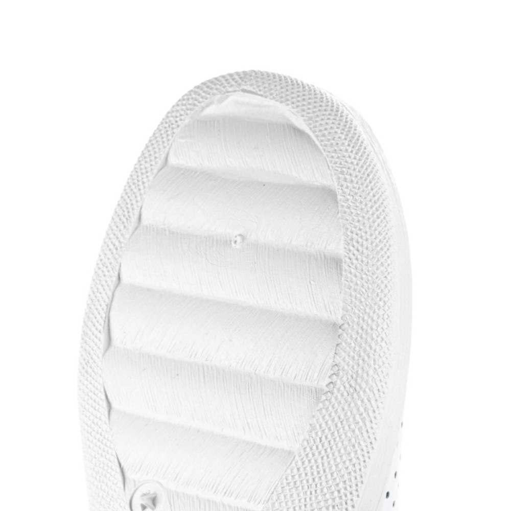 Сабо женские из натуральной кожи с ремешком на среднем подъеме цвет белый