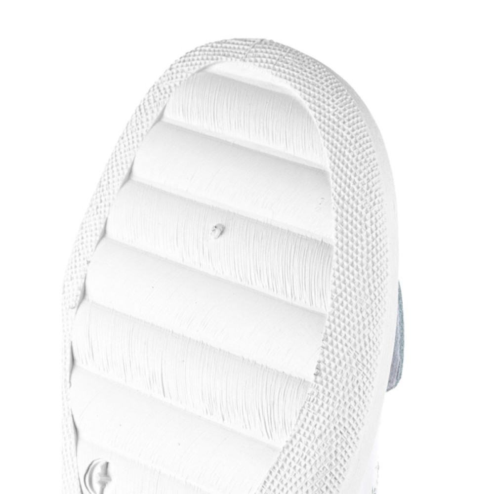 Сабо женские из натуральной кожи с открытым носом и натуральной стелькой с принтом