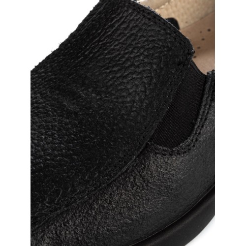 Туфли женские из натуральной кожи с натуральной подкладкой цвет чёрный