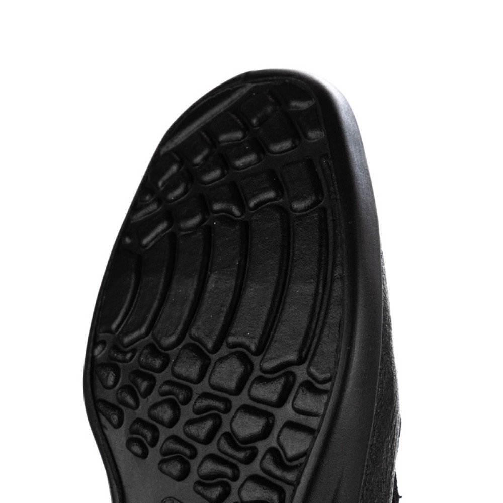 Туфли женские из натуральной кожи с натуральной подкладкой цвет чёрный