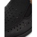 Туфли женские из натуральной кожи с натуральной подкладкой и перфорацией цвет чёрный