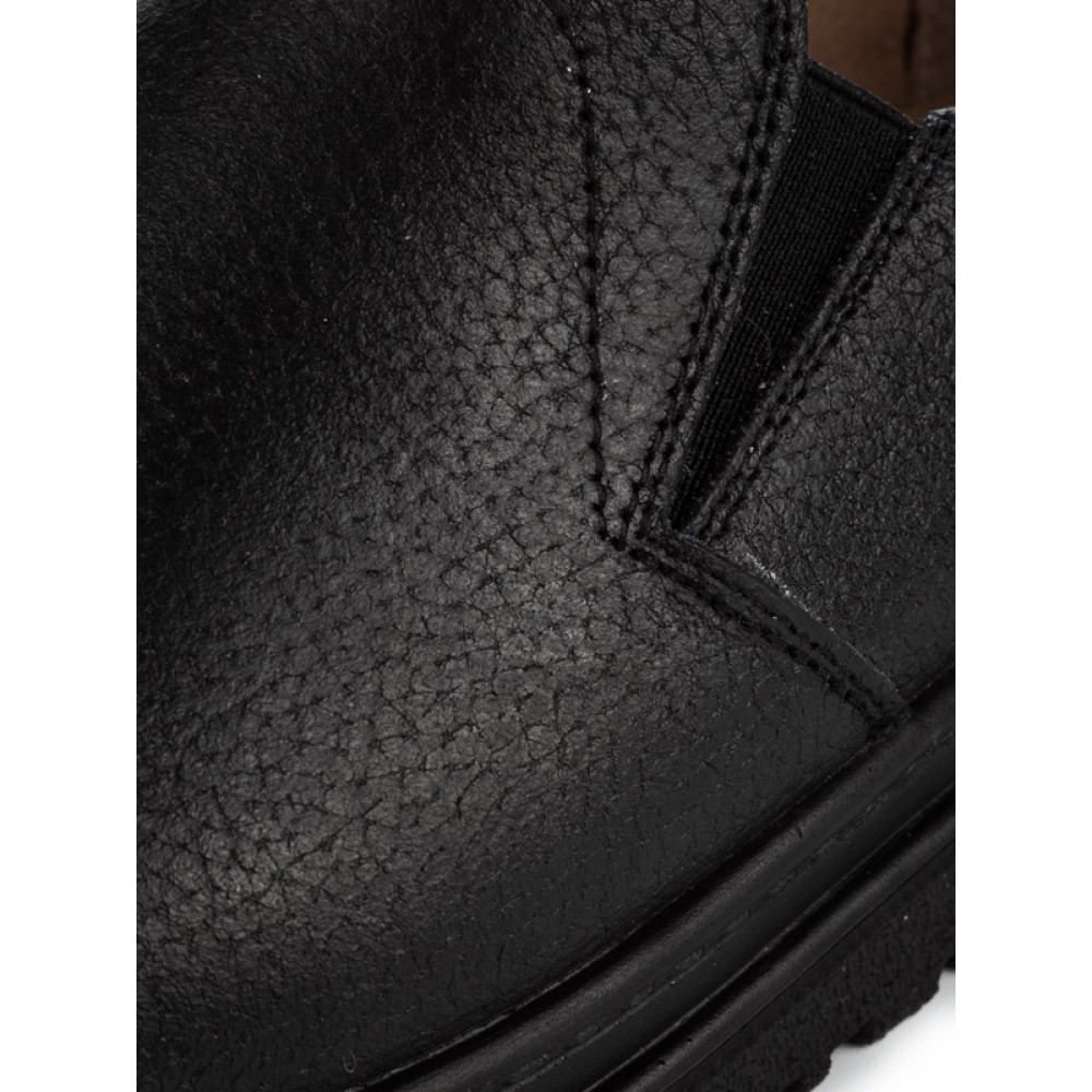 Туфли мужские из натуральной кожи с натуральной подкладкой цвет чёрный