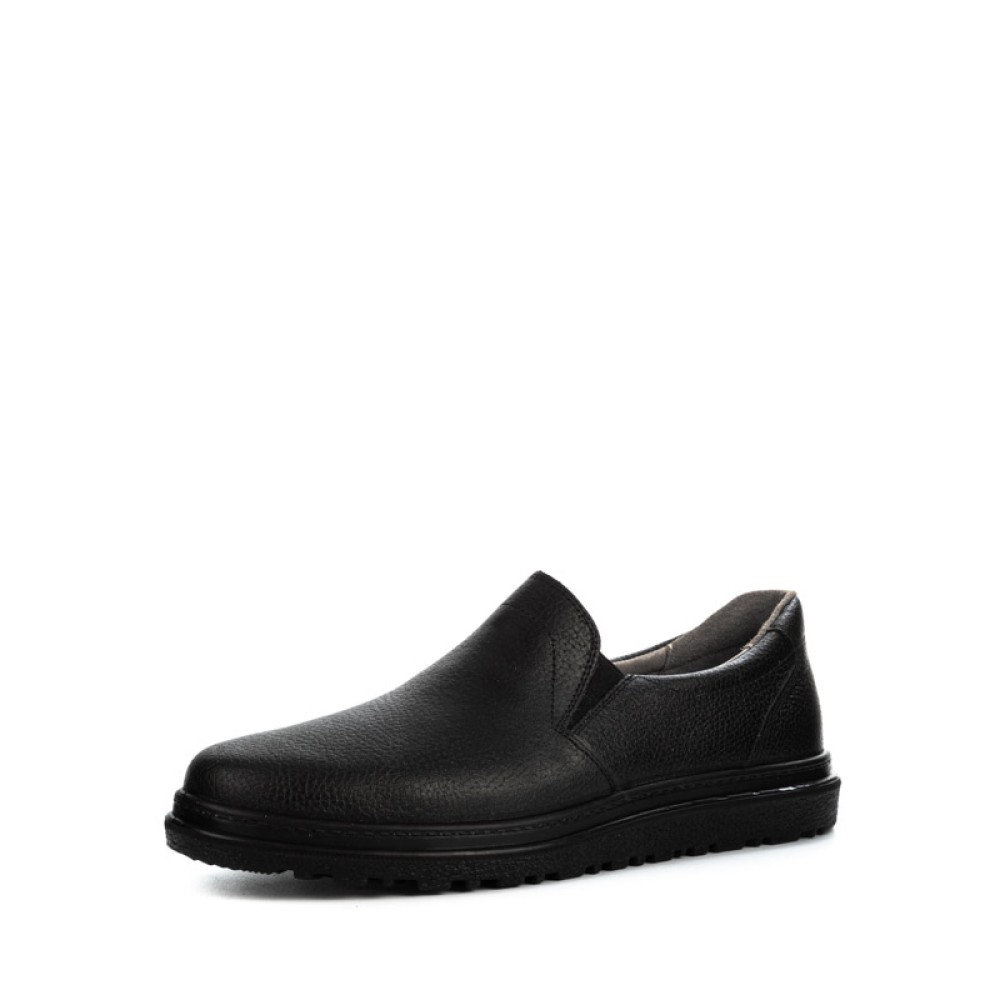 Туфли мужские из натуральной кожи с натуральной подкладкой цвет чёрный