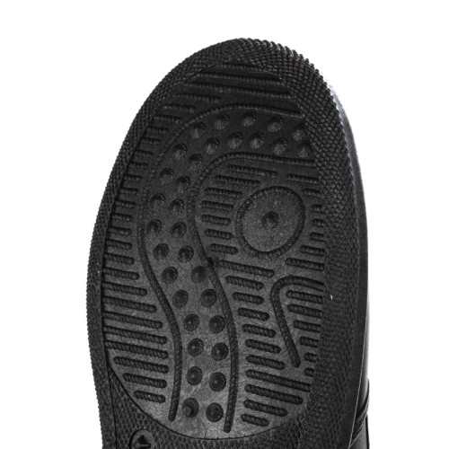 Туфли мужские из натуральной кожи с перфорацией на ПВХ подошве цвет чёрный