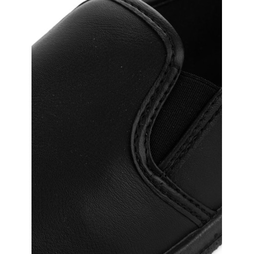 Туфли мужские из натуральной кожи на ПВХ подошве цвет чёрный