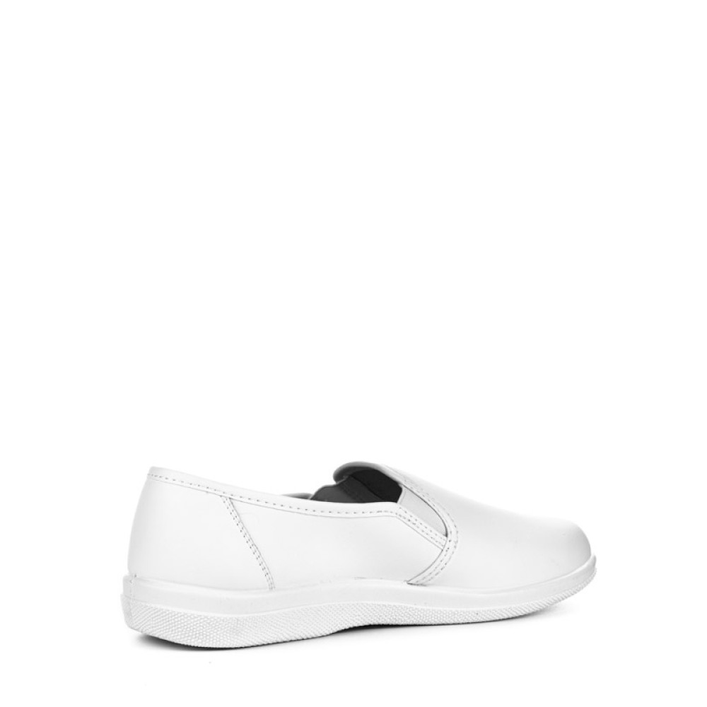 Туфли мужские из натуральной кожи на ПВХ подошве цвет белый