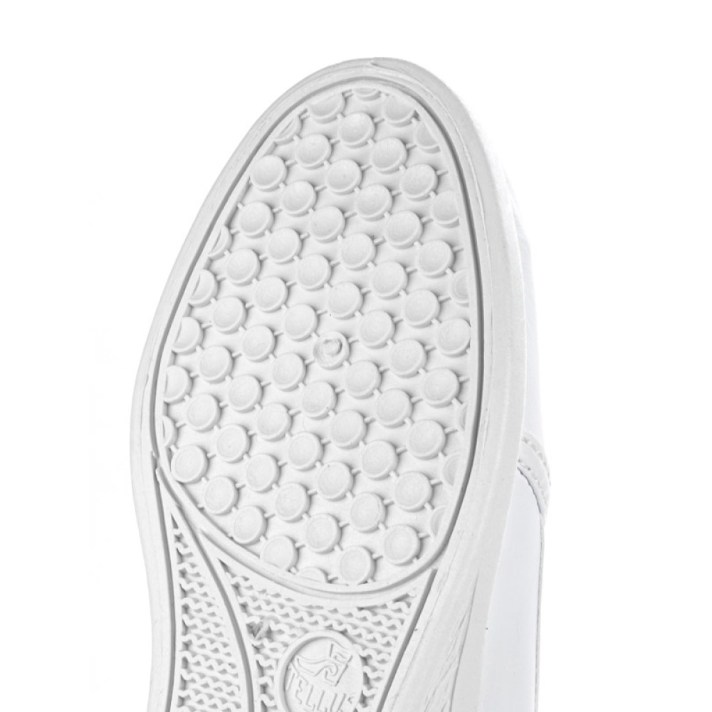 Туфли женские из натуральной кожи на ПВХ подошве цвет белый