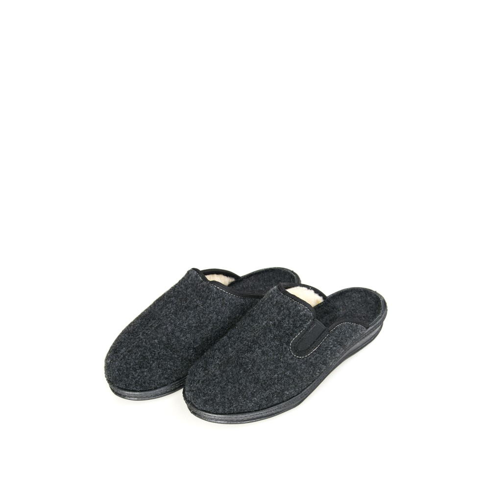 Тапки мужские из сукна цвет чёрный