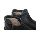 Ботинки мужские из натуральной кожи на меху цвет чёрный