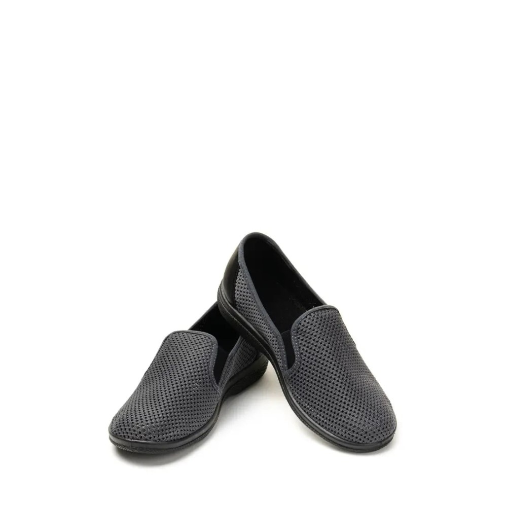 Туфли мужские из текстиля с натуральной подкладкой цвет серый