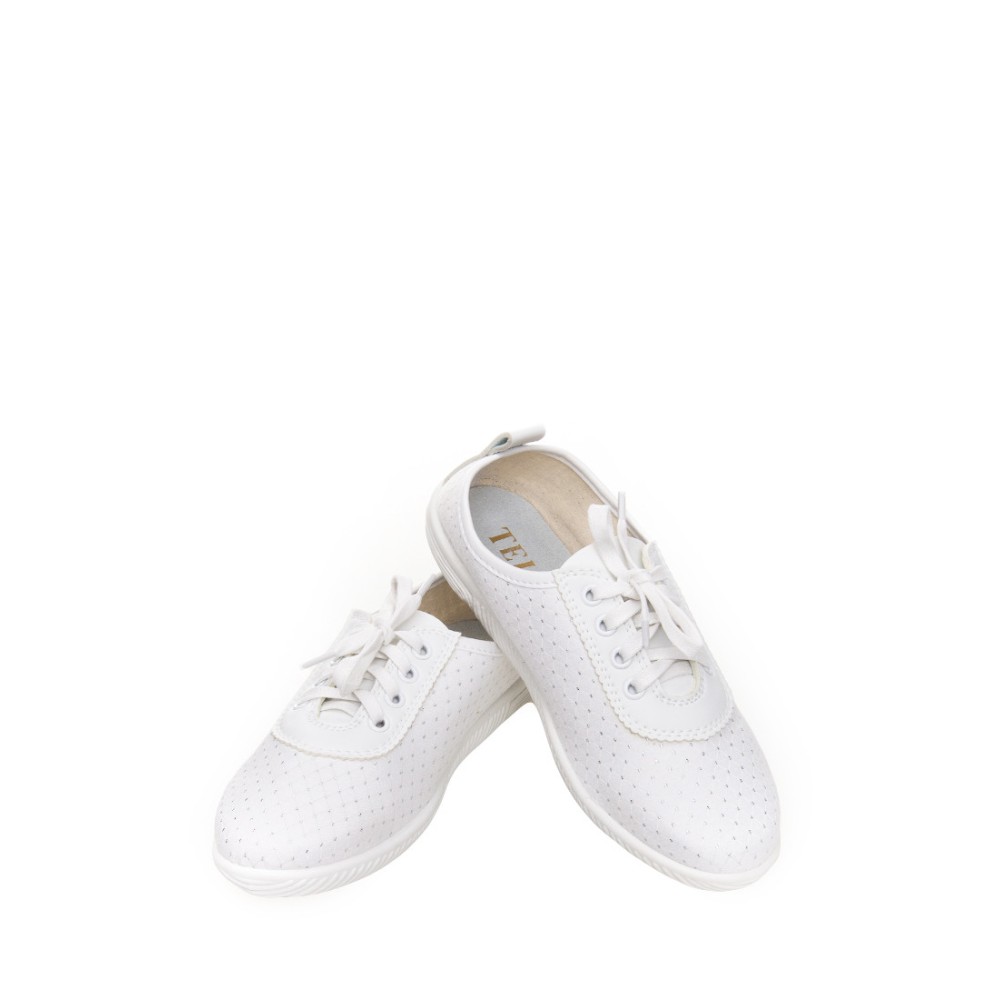 Кеды женские из текстиля с натуральной подкладкой цвет белый