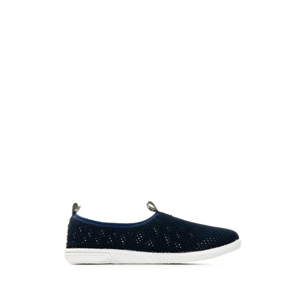 Кроссовки женские из текстиля с натуральной подкладкой цвет синий