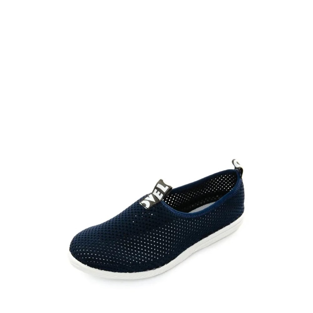 Кроссовки женские из текстиля с натуральной подкладкой цвет синий