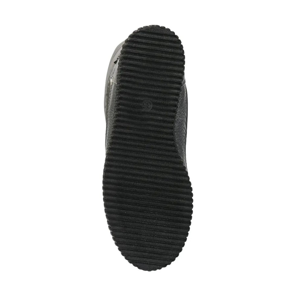 Дутики женские короткие с мехом из водонепроницаемого материала цвет серебро 