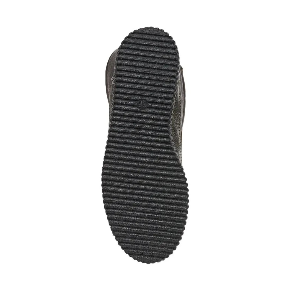 Дутики женские средние с мехом из водонепроницаемого материала цвет бронзовый