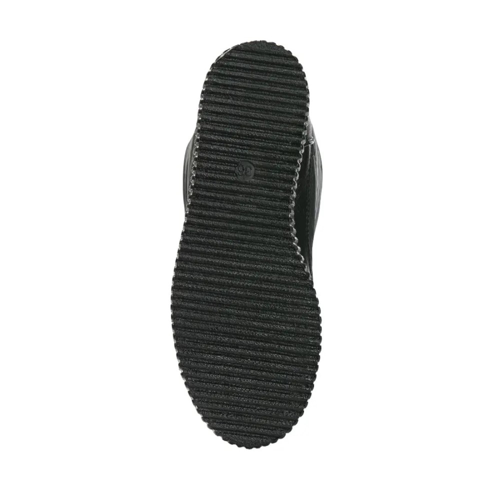 Дутики женские высокие с мехом из водонепроницаемого материала цвет чёрный