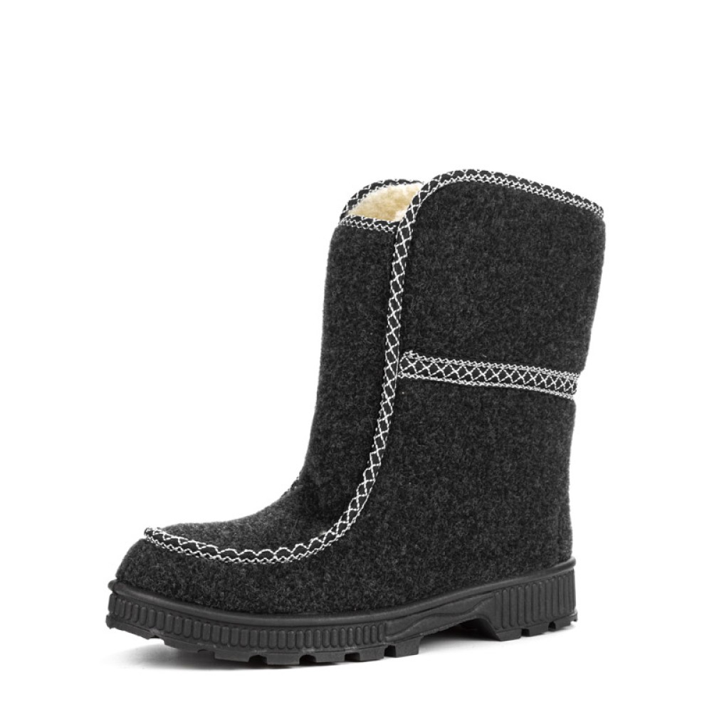 Сапоги-бурки женские из сукна цвет чёрный